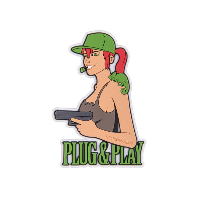 Helikon-Tex "Plug & Play" Μπάλωμα PVC, Καφέ