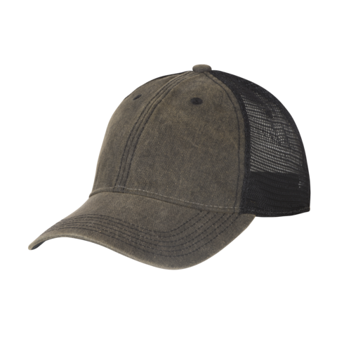 Helikon-Tex Washed Trucker Καπέλο τύπου Trucker, Μαύρο