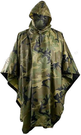 Helikon-Tex U.S. Rip-Stop Πόντσο US Woodland wzór