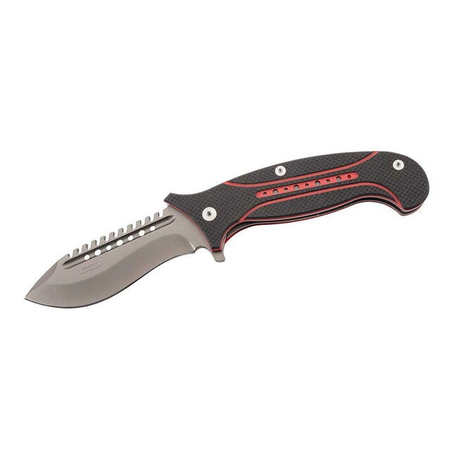 Herbertz TOP-Collection Σουγιάς Τσέπης Μονόχειρος 10cm, G10, Πλαστικό, Μαύρο-Κόκκινο