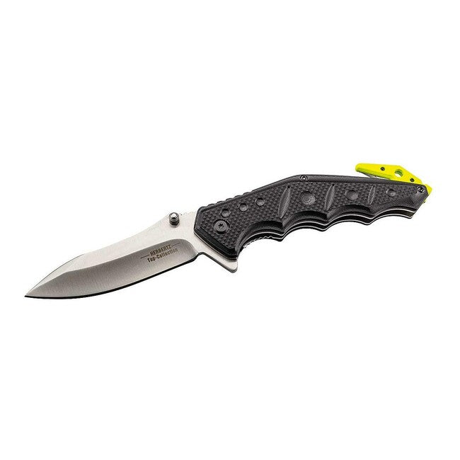Herbertz TOP-Collection Μονόχειρο Μαχαίρι Διάσωσης 8,5cm, Μαύρο, G10