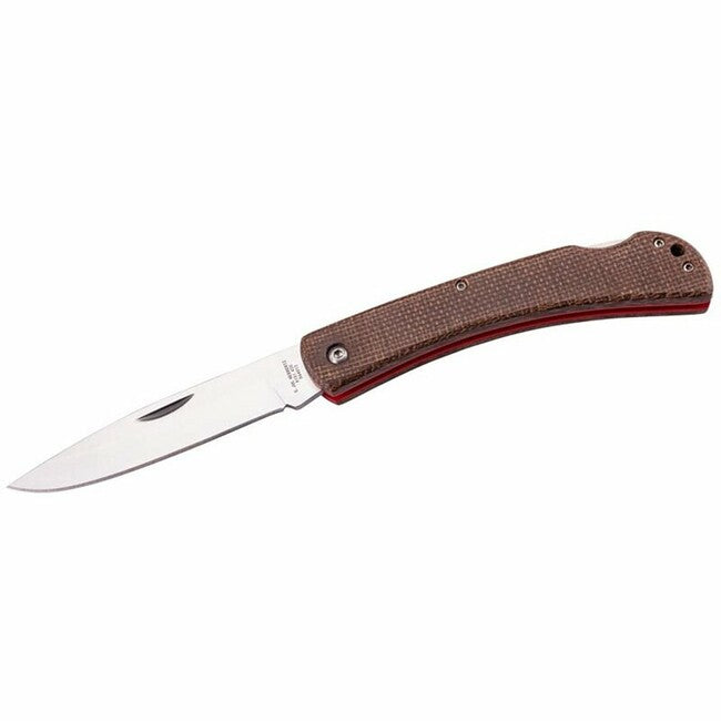 Herbertz Μαχαίρι Τσέπης 10cm, Micarta Καφέ