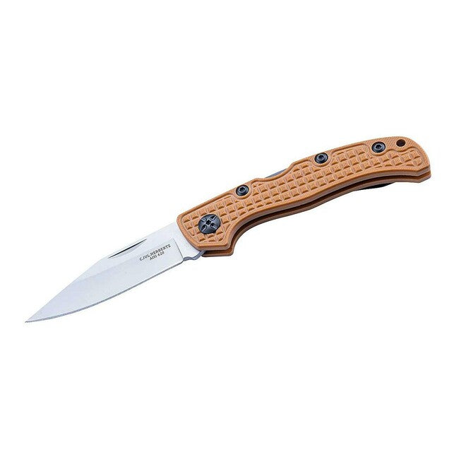 Herbertz Μαχαίρι Τσέπης 7,7cm G10, Καφέ