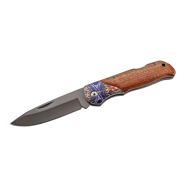 Herbertz Μαχαίρι Τσέπης, Cocobolo, έγχρωμη εκτύπωση, 9,8 cm