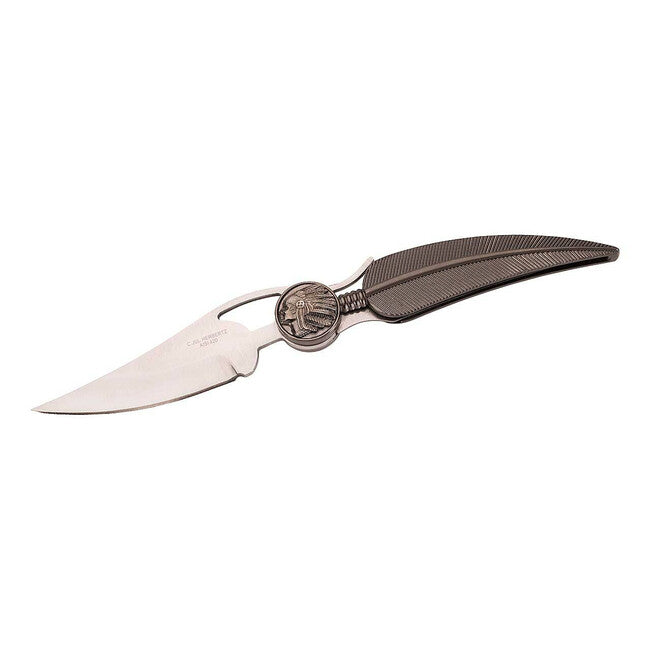 Herbertz Συλλεκτικό Μαχαίρι Τσέπης, 8,7 cm, Κράμα Ψευδάργυρου, Ινδιάνικο Μοτίβο