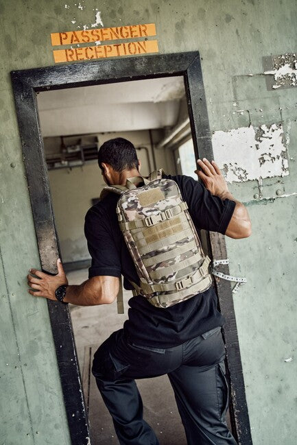 Brandit US Cooper Daypack σακίδιο πλάτης, darkcamo, 11L