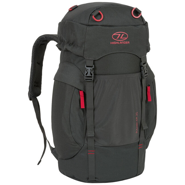 Highlander Σακίδιο πλάτης Rambler 25 L, μαύρο