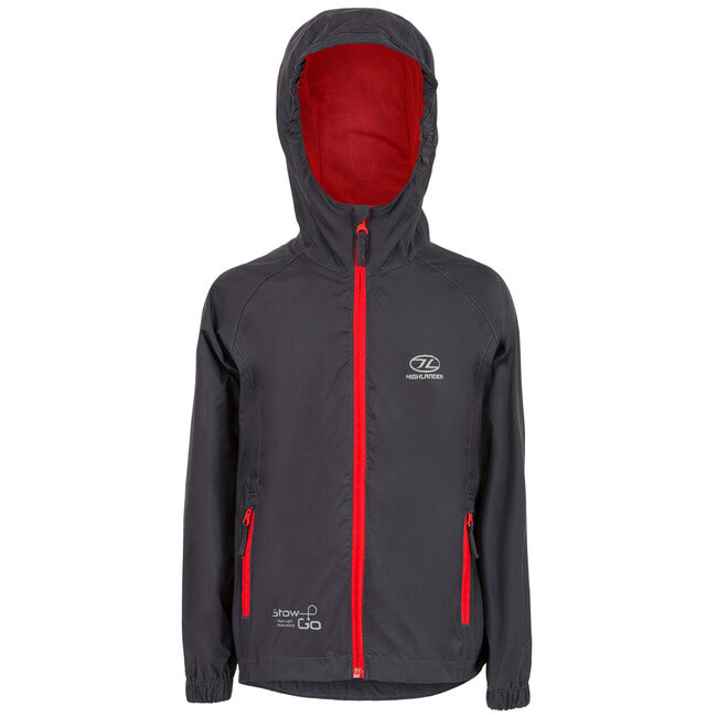 Highlander Stow and Go Kids Αδιάβροχο Παιδικό, charcoal