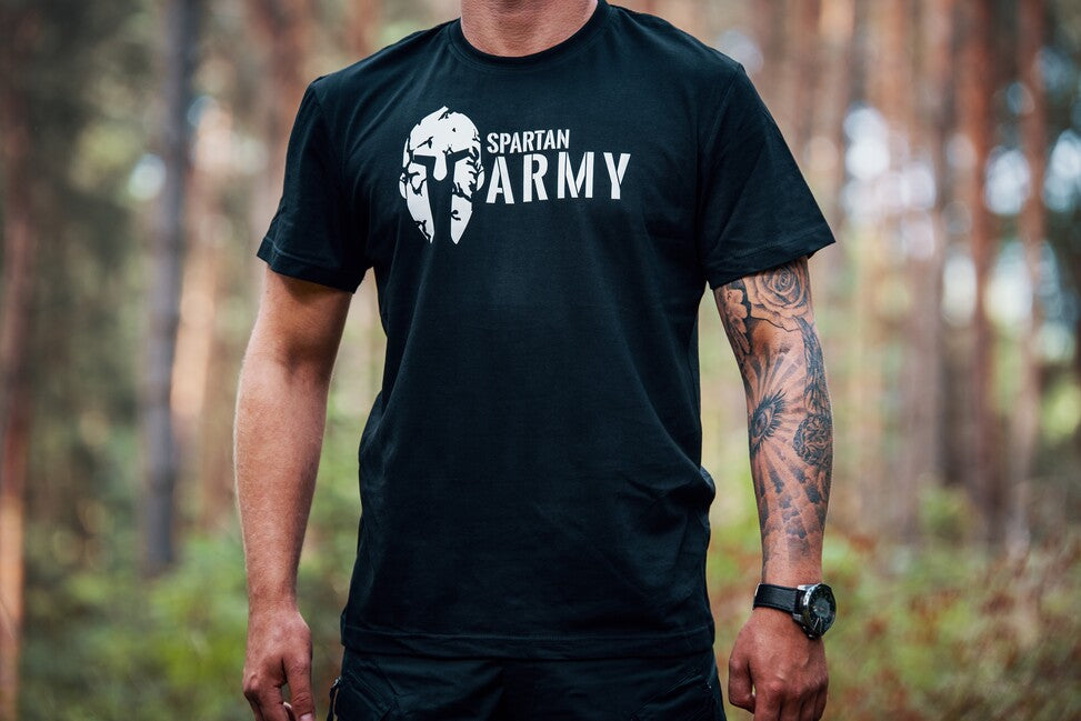 DRAGOWA Spartan Army μπλουζάκι 160g/m2, κόκκινο