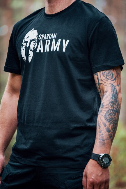 DRAGOWA Spartan Army μπλουζάκι, λευκό