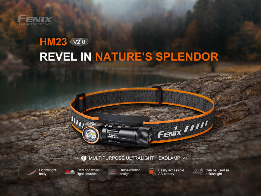 Fenix HM23 V2.0 φακός κεφαλής