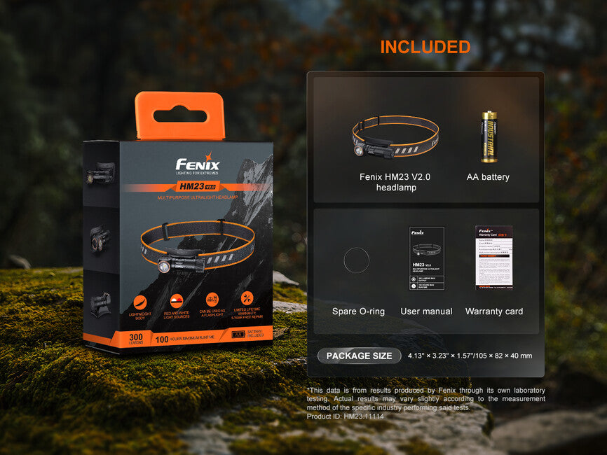 Fenix HM23 V2.0 φακός κεφαλής