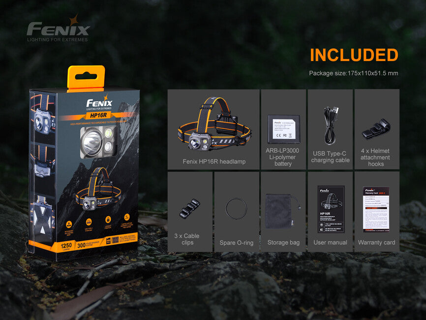 Fenix HP16R Ισχυρό Κεφαλόφωτο