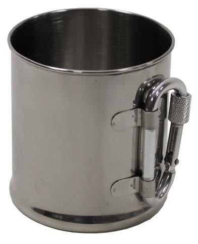 Fox Outdoor Κούπα Meg από Ανοξείδωτο Χάλυβα, Ασημί, 220ml