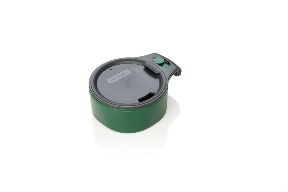 Humangear CupCUP Κούπα Πεζοπορίας 2σε1 με ενσωματωμένη επιπλέον κούπα και καπάκι, ανθρακί-πράσινο