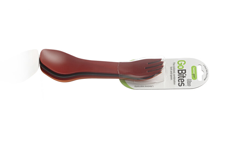 Humangear GoBites UNO Σετ Μαχαιροπίρουνων 3 τεμάχια, Κόκκινο, Γκρι, Πορτοκαλί