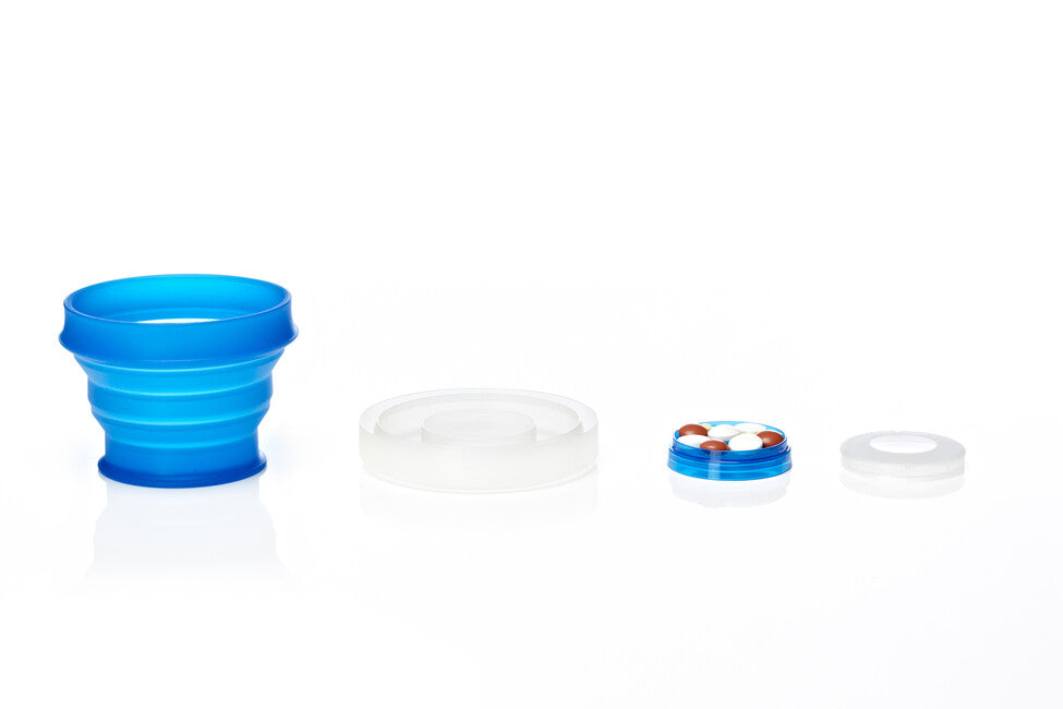 Humangear Go Cup Πτυσσόμενη Κούπα Ταξιδιού υγιεινή και συμπαγής, μπλε, 237 ml