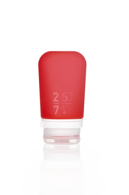 Humangear GoToob+ Σιλικόνη Φιάλη Ταξιδίου 74 ml, Κόκκινο