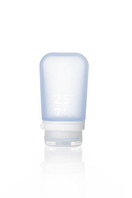 Humangear GoToob+ Σιλικόνη Φιάλη Ταξιδιού 74 ml, Μπλε