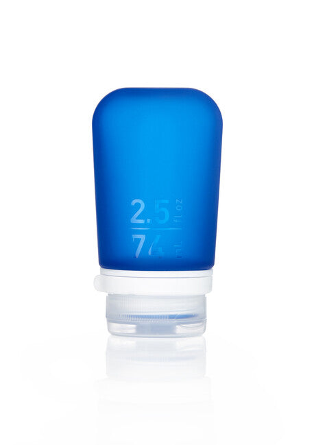 Humangear GoToob+ Σιλικόνη Μπουκάλι Ταξιδίου, 74 ml, Σκούρο Μπλε