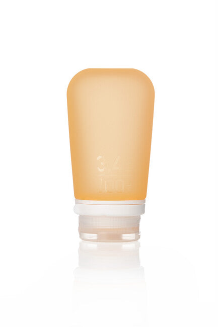 Humangear GoToob+ Σιλικόνη Δοχείο Υγρών 100 ml, Πορτοκαλί