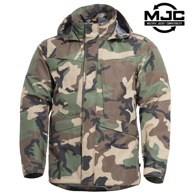 Pentagon Μπουφάν Hurricane Χειμώνα Ανδρικό, camo woodland