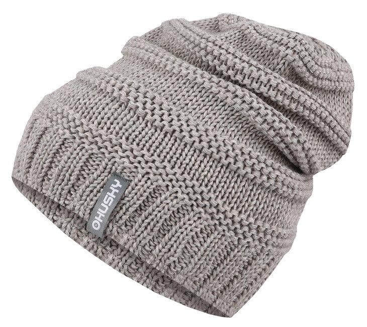 HUSKY Merhat 5 merino σκούφος γυναικείο, μπεζ