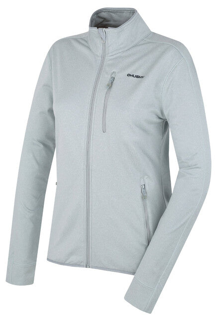 HUSKY Ane women's zip-up sweatshirt, light grey, L