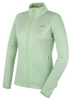 HUSKY Artic Zip γυναικείο φούτερ με φερμουάρ, πράσινο