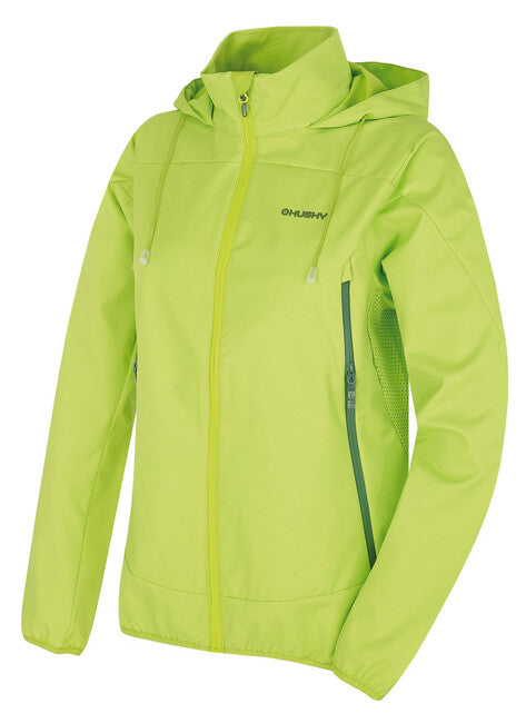 HUSKY Sonny γυναικείο softshell μπουφάν, έντονο πράσινο