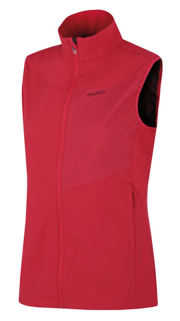 HUSKY Salien αμάνικο γιλέκο softshell γυναικείο, ροζ, L