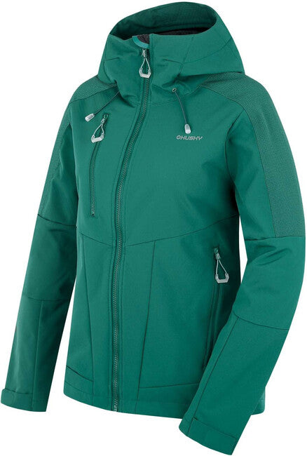 HUSKY Sevan Μπουφάν Softshell Γυναικείο, Σκούρο Πράσινο