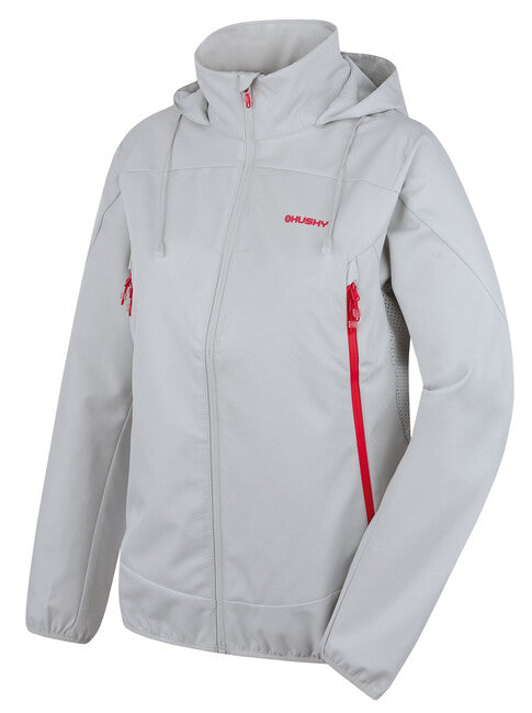 HUSKY Sonny Μπουφάν Softshell Γυναικείο L, Ανοιχτό Γκρι