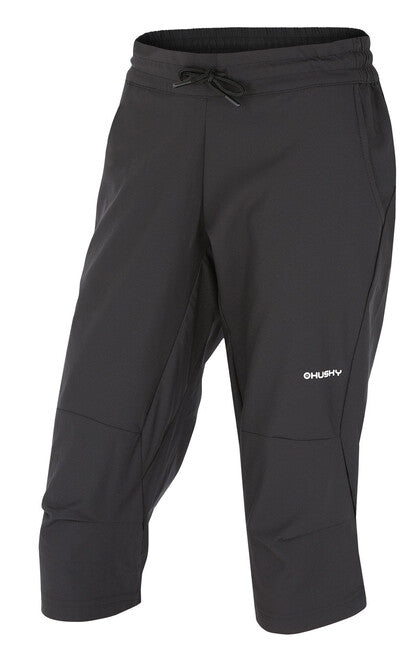 HUSKY Speedy γυναικείο παντελόνι outdoor 3/4, μαύρο