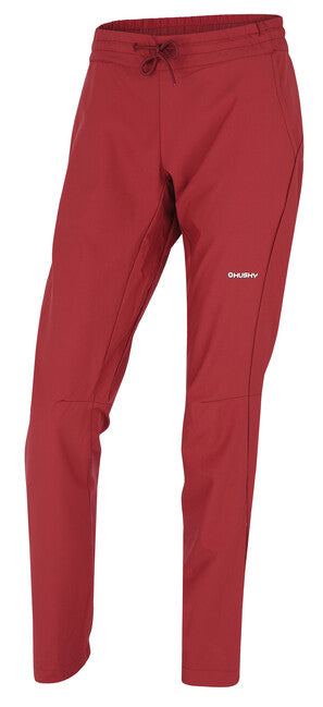 HUSKY Speedy Long παντελόνι outdoor γυναικείο, σκούρο βυσσινί