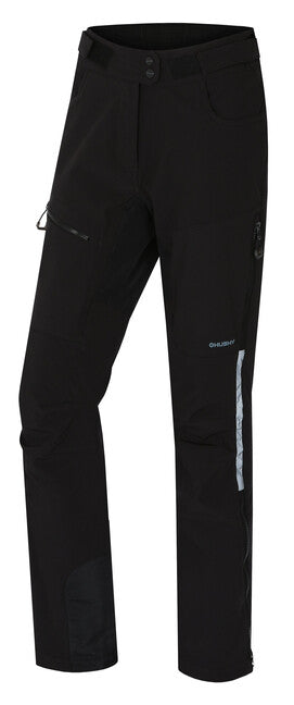 HUSKY Keson γυναικείο softshell παντελόνι, μαύρο