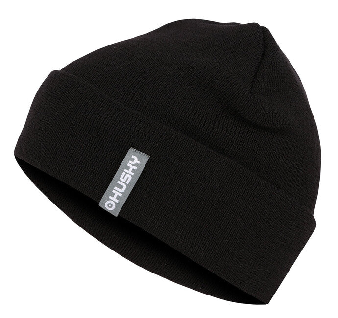 HUSKY Merhat 6 kids' merino beanie, black