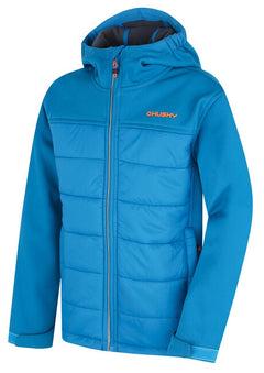 HUSKY Swany K kids' padded softshell jacket, blue
