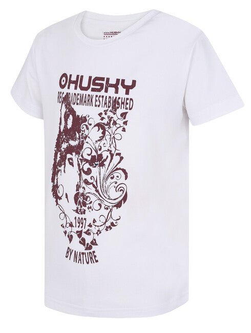 HUSKY Tash K μπλουζάκι λειτουργικό παιδικό, λευκό