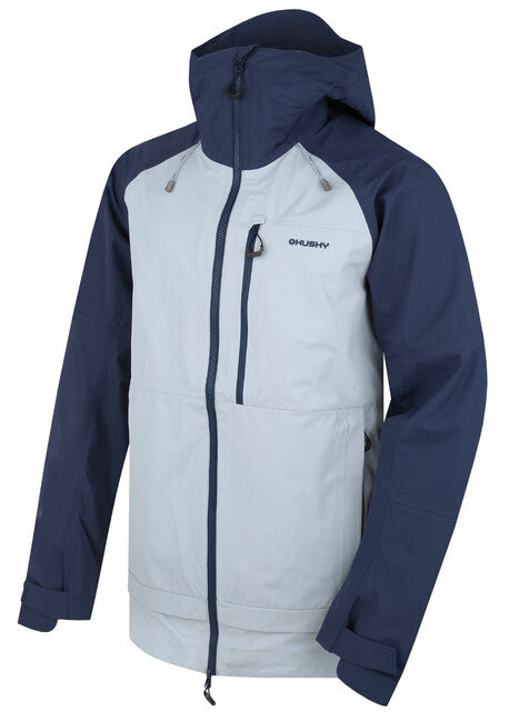 HUSKY Nanook M Μπουφάν Hardshell Ανδρικό, Σκούρο Μπλε/Ανοιχτό Γκρι
