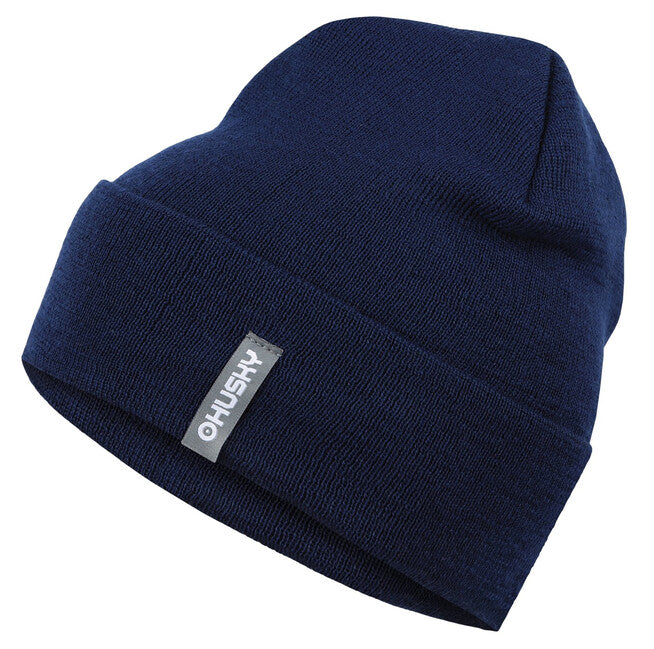 HUSKY Merhat 1 σκούφος merino ανδρικό, μπλε