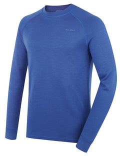 HUSKY Aron men's merino sweatshirt, blue
