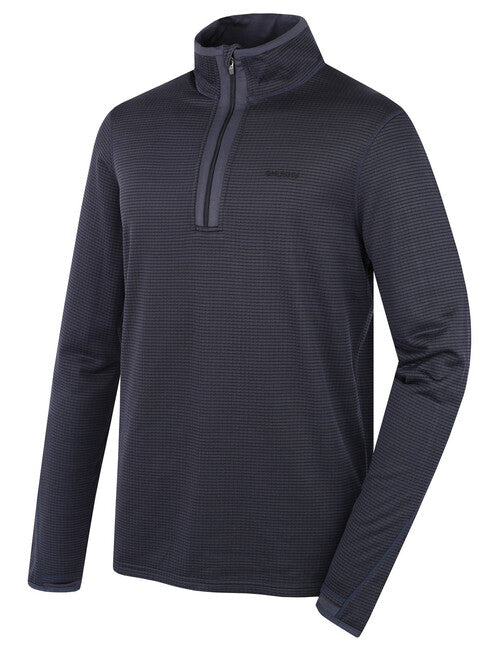 HUSKY Artic men's turtleneck sweatshirt, black blue