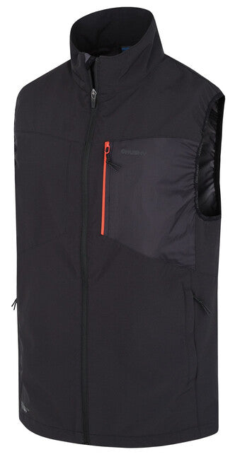 HUSKY Salien M moški softshell telovnik, črna