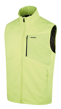 HUSKY Salien moški softshell telovnik M, svetlo zelena