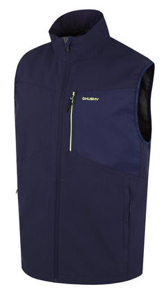 HUSKY Salien moški softshell telovnik M, temno modra