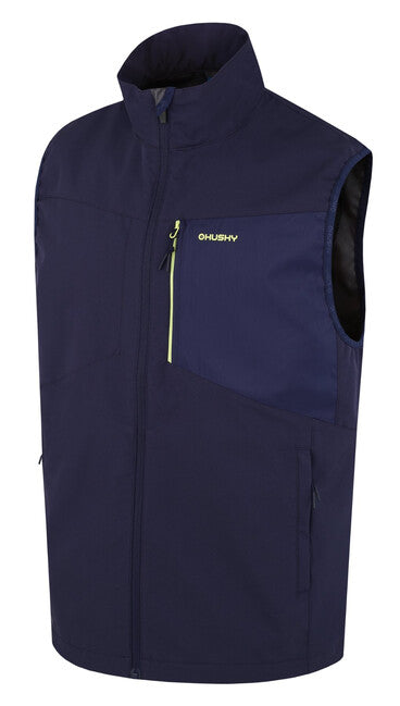 HUSKY Salien αμάνικο γιλέκο softshell ανδρικό M, σκούρο μπλε