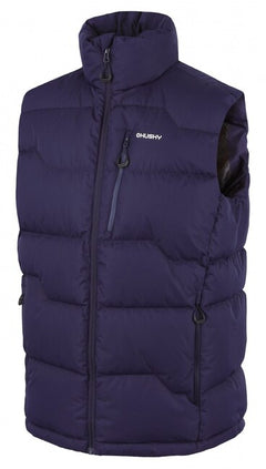 HUSKY Deep moški brezrokavnik z zadrgo, temno modra
