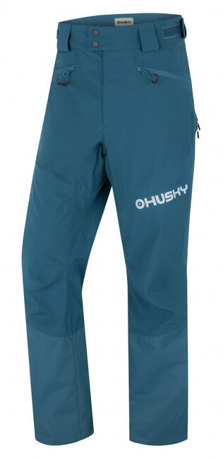 HUSKY Kippe Παντελόνι Hardshell Ανδρικό, Ξεθωριασμένο Τιρκουάζ