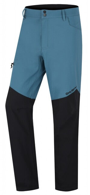 HUSKY Kavia παντελόνι softshell ανδρικό, τυρκουάζ/μαύρο
